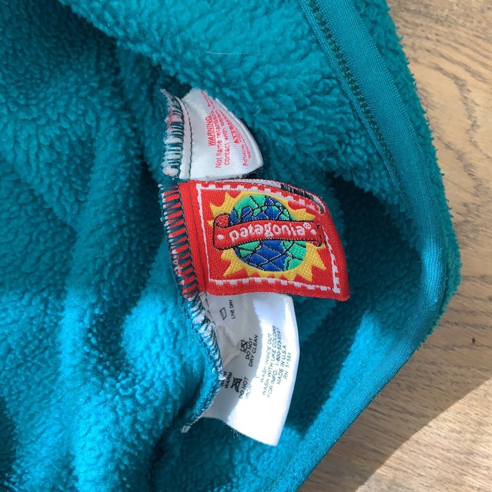 Rare Vintage Kids Patagonia Snap T Fleece 80s 90s - Picture 4 of 5
